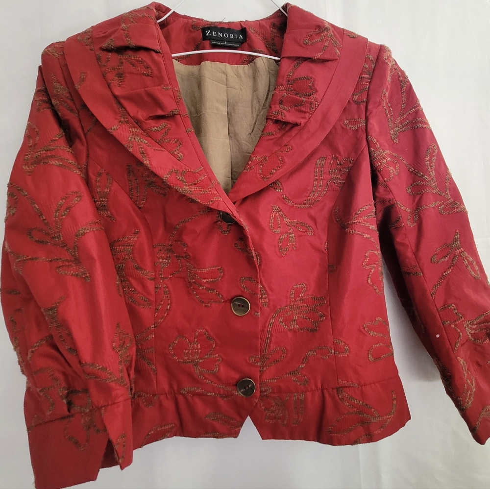 Red jacket